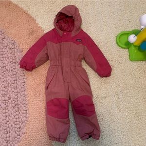 Baby Patagonia snowsuit